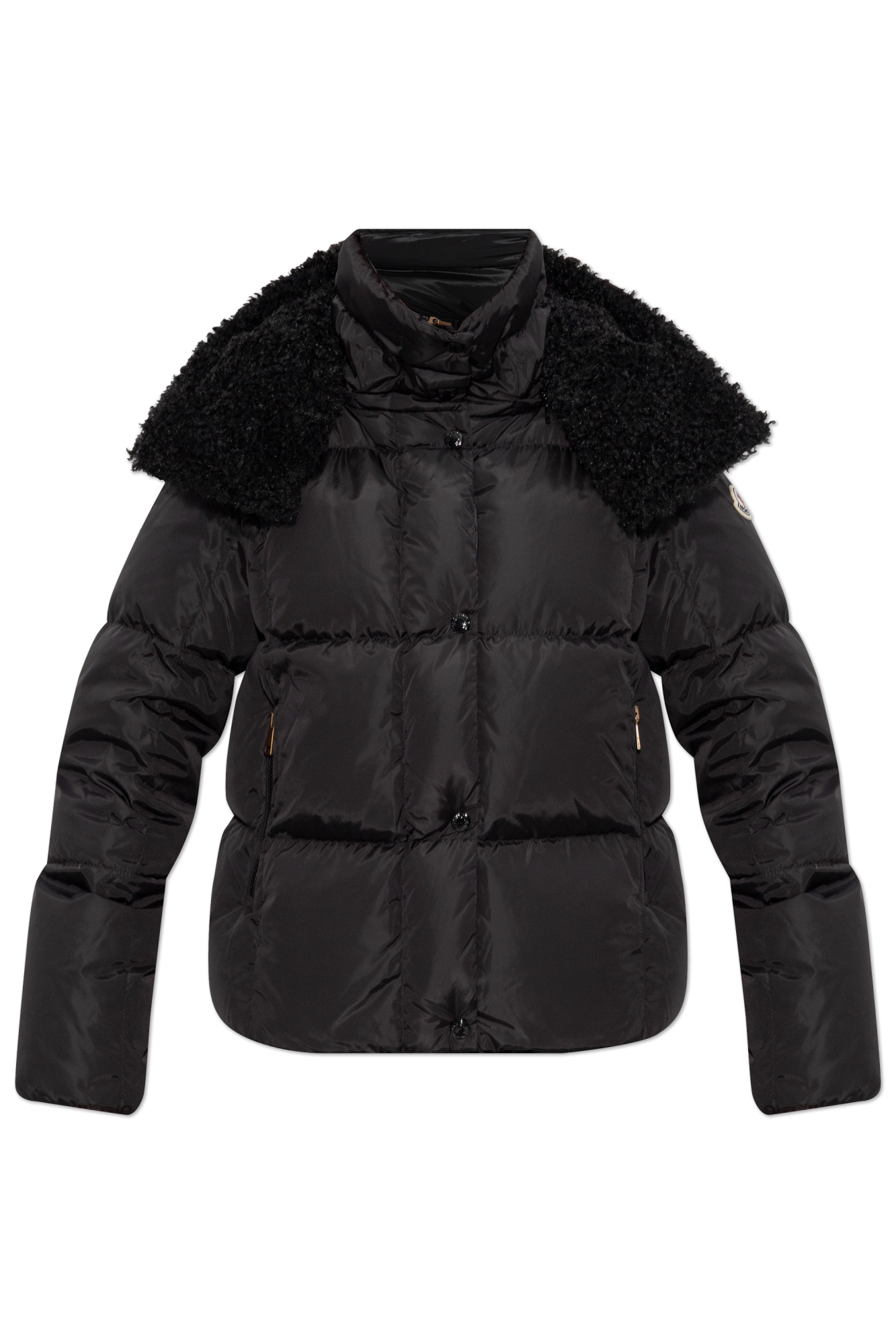 nishinomadonna MONCLER モンクレール ASTANA Moncler high-shine Padded Jacket | Black | FARFETCH